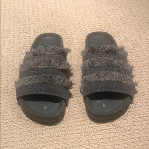 Joie Dark Denim Jaden Slides